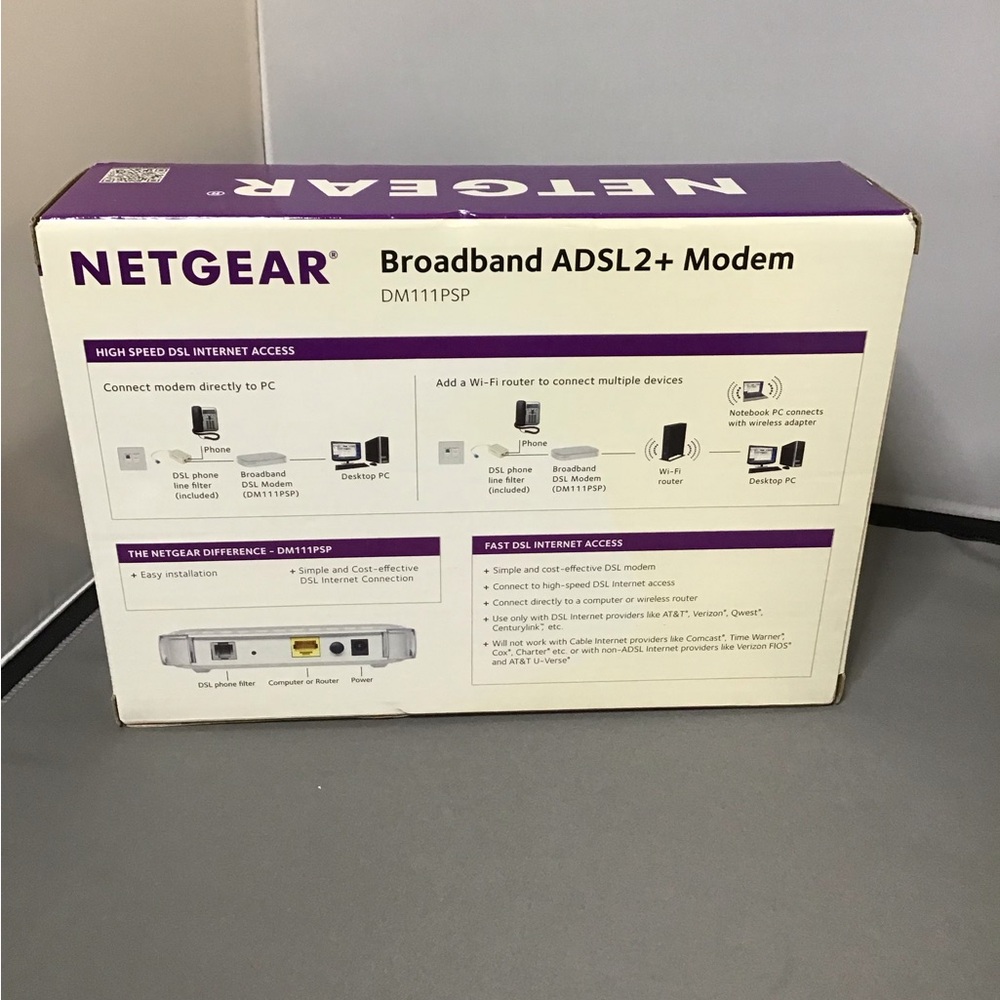 NETGEAR Gray Modem for Networking - Picture 2 of 4